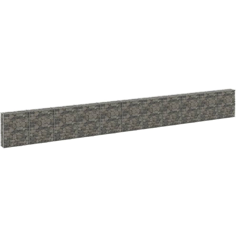 

Muro de gaviones con cubiertas acero galvanizado 900x30x100 cm