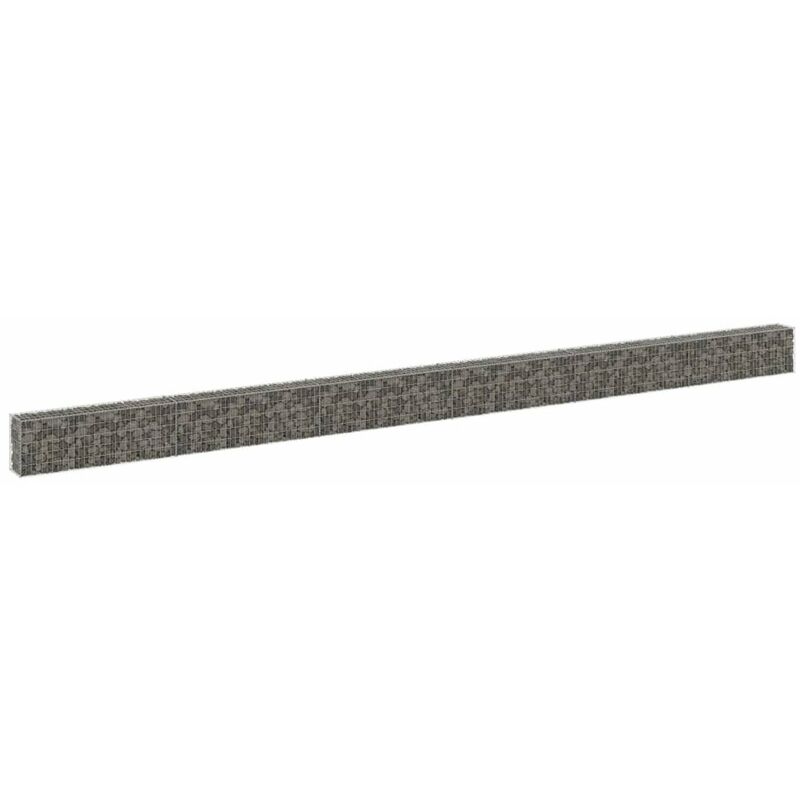 

Happyshopping - Muro de gaviones con cubiertas acero galvanizado 900x30x50 cm