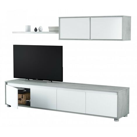 Muro Equipado Alida 41 x 200 x 43h Cemento