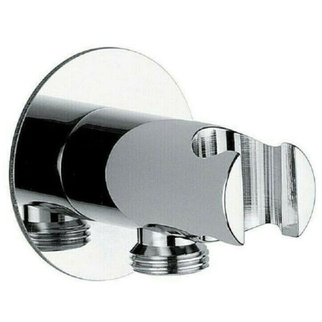 Muro Presa Acqua Attacco 1⁄2 Support For Cromato Lucido