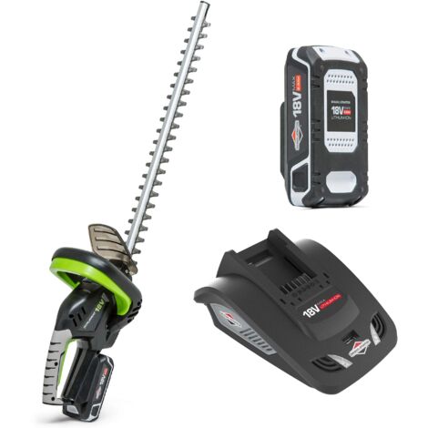 Murray IQ18HTK kit tagliasiepi a Batteria 18V agli Ioni di Litio, Lama da 51 cm, incluso batteria da 2,5Ah e Caricabatteria, Garanzia 5 Anni