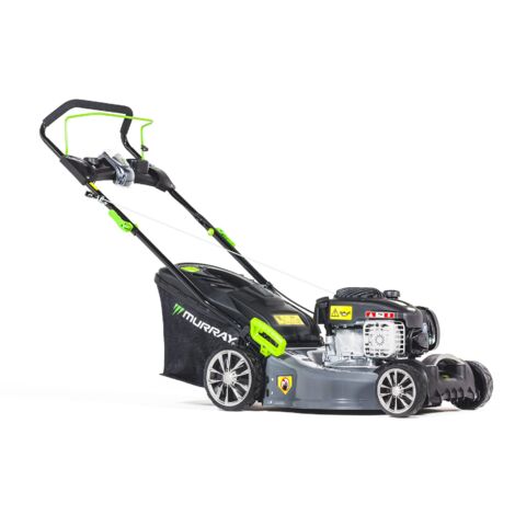 Murray Tagliaerba a Scoppio "EQ2-400" - Spingitore 2-in-1 Tagliaerba a Benzina, 46 cm - Rasaerba a Scoppio con Raccoglitore D'erba da 50 Litri - Tosaerba a Scoppio con Motore Briggs & Stratton