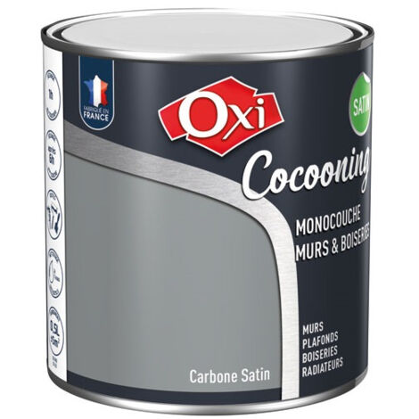 Murs bois satin carbone 0.5l - OXI