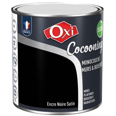 Murs bois satin encre noire 0.5l - OXI