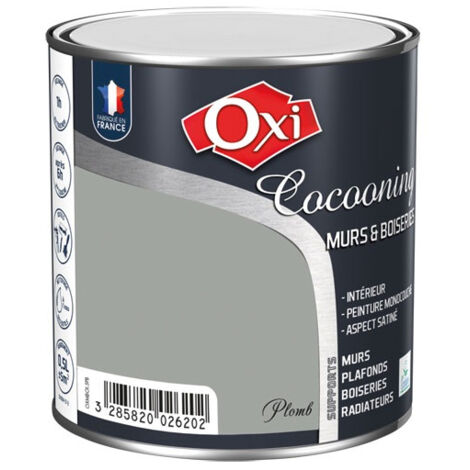Murs bois satin plomb 0.5L - OXI