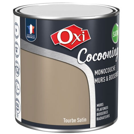 Murs bois satin tourbe 0.5l - OXI
