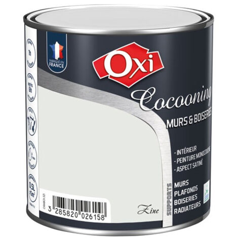 Murs bois satin zinc 0.5l - OXI