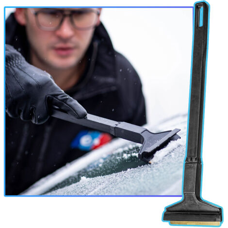 Murska 580L Glas-Eiskratzer mit langem Griff und Messingklinge als Geschenk