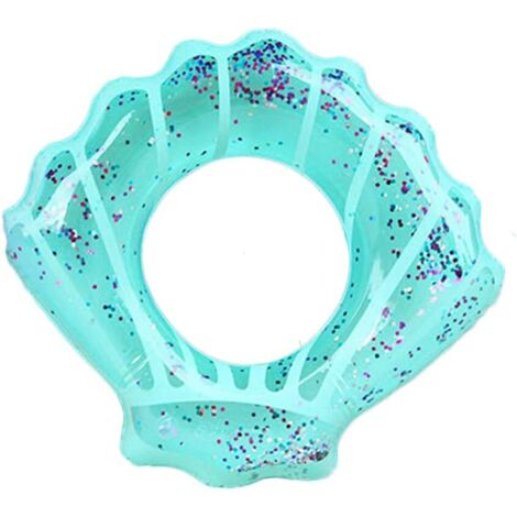 Muschel-Schwimmringe für Kinder und Erwachsene, Pool-Schwimmring, aufblasbares Schwimmfloß, Wasser-Schwimmschlauch, Sommer-Strandparty-Dekoration (blau, Kinder)