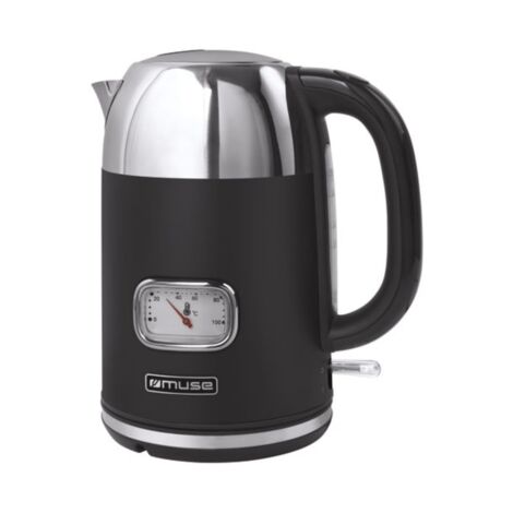 MUSE Bouilloire 1.7 L Noir Mat & Inox - Collection of Inspiration - MS020BS