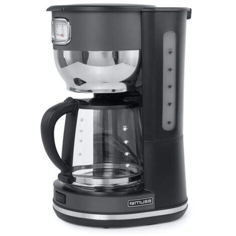 MUSE Cafetière filtre 10 tasses Gris & Inox Collection of Inspiration- MS220DG