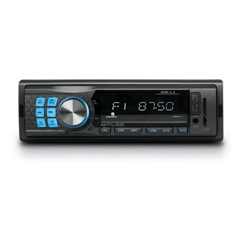 Muse  M-195 BT  40 W x 4  Récepteur numérique  Hôte USB  Carte mémoire flash