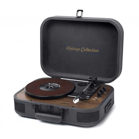 MUSE MT-207DGB BLACK / TOCADISCOS CON ALTAVOCES
