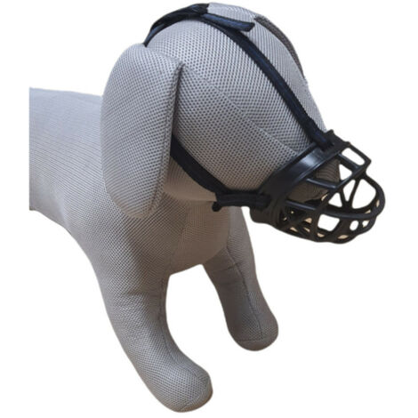 Muselière caoutchouc. taille 2. pour type de chien Beagle. - animallparadise - Noir