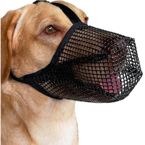 Muselière en maille réglable pour chiens de petite, moyenne et grande taille