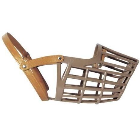 Muselière en plastique ARPPE taille 6 avec design en panier