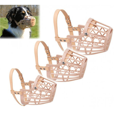 Muselière En Plastique Pour Petits, Moyens Et Grands Chiens Sûr    M