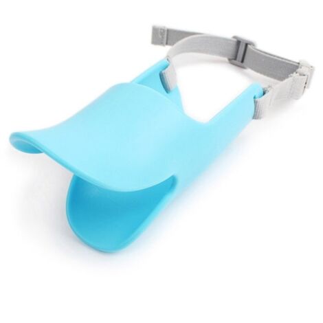 Muselière en silicone pour chien, confortable et résistante aux morsures, en forme de bouche de canard, pour le dressage des chiens