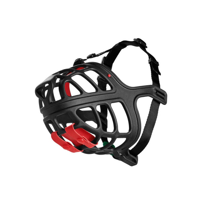 Hunter - Muselière Albury Noir Taille 6 (43 cm) (85 cm) (10 cm)