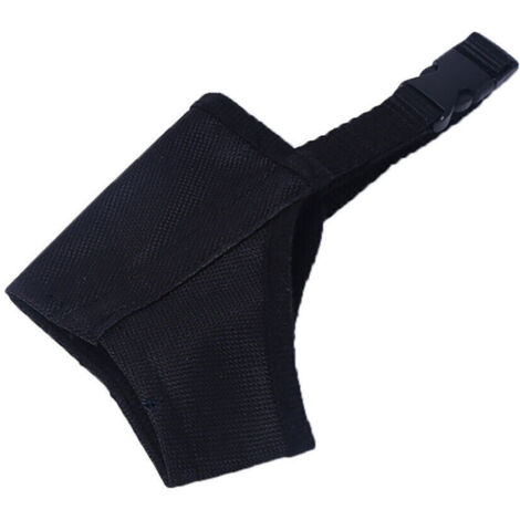 Muselière pour chien, taille L, couleur noire, adaptée aux chiens de taille moyenne à grande