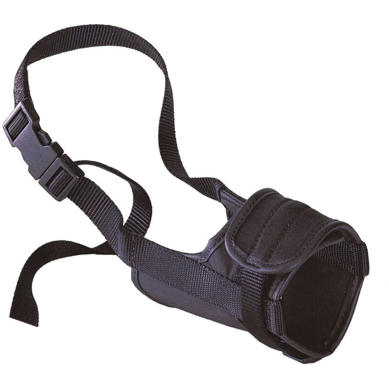 Ferplast - safe Muselière réglable pour chiens avec rembourrage souple, 5 tailles. Variante medium - Misure: a: 46-80 cm b: 20-25 cm c: 12 cm -