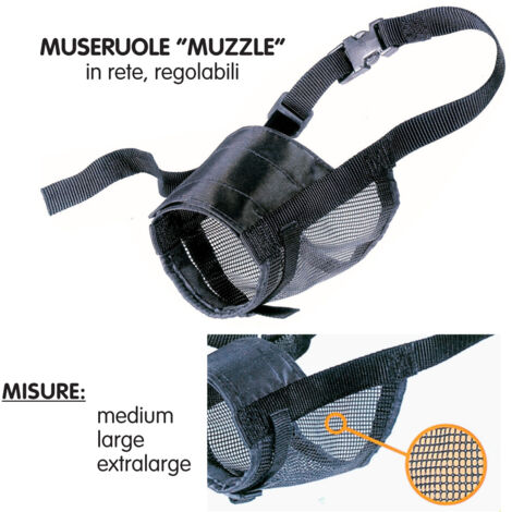 MUSERUOLA PER CANI MUZZLE IN RETE TAGLIA XL- FERPLAST- 1,0 pz