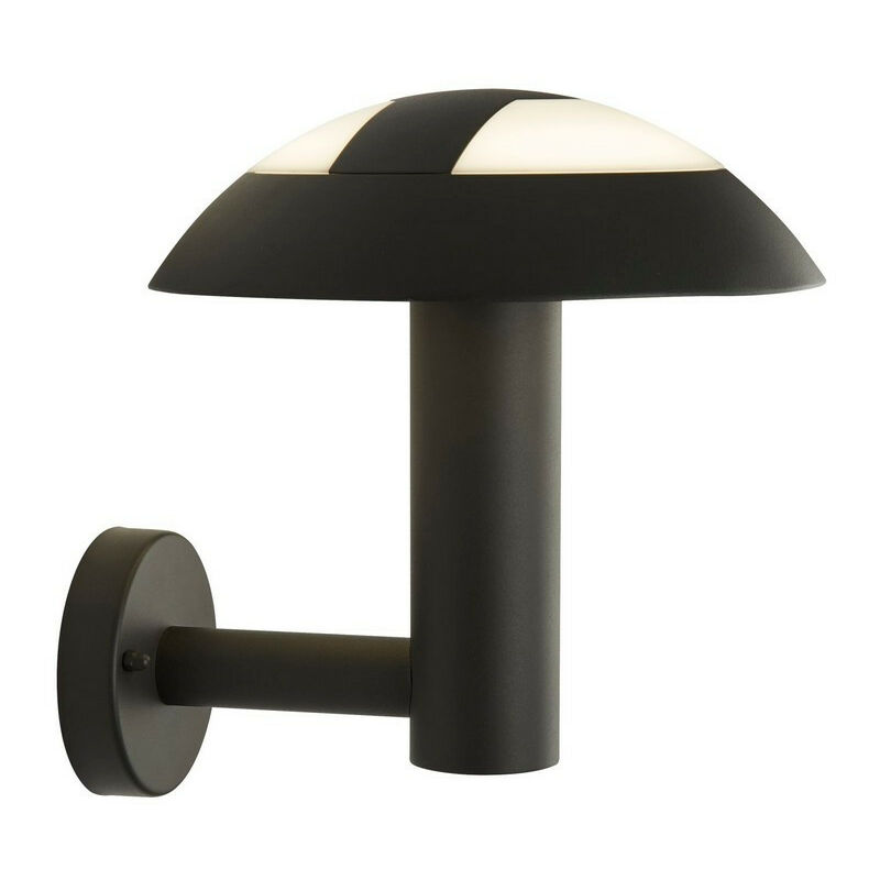 Mushroom Outdoor Led Wall Light Porch - Dark Grey - Searchlight