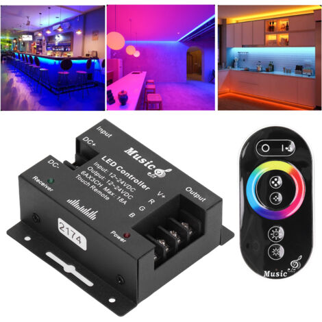 Musikalischer LED-Controller, hochsensibler Touch-Controller, RGB-Lichtleisten-Controller für Bars