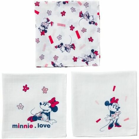 Lenzuolo con angoli matrimoniali Disney Minnie Mouse Hearts & Love 100%  cotone