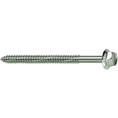 Mustad 100 pcs vis autotaraudeuses Kovervit BS tA te hexagonale 6x70 millimA tre