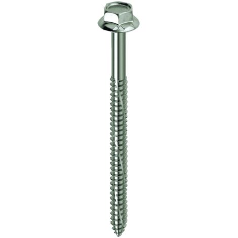 Mustad 100 pz Kovervit BS viti autofilettanti testa esagonale   6x60 mm