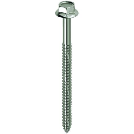 Mustad 100 pz Kovervit BS viti autofilettanti testa esagonale   6x80 mm
