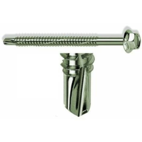 Mustad 20 vis auto-perceuses Kovervit collier tA te hexagonale 6x50 mm