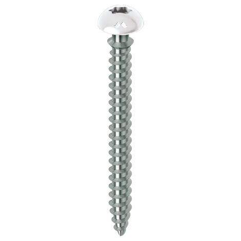 MUSTAD Framex Schraube für PVC - Senkkopf reduziert Torx - Ø6x70 mm - Packung mit 100 Stück - Chromiting - weiß lackiert - SP305A60070032C