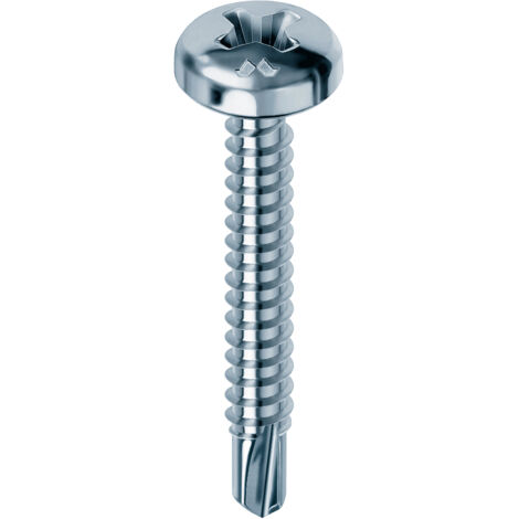 Mustad VITE AUTOPERFORANTE PER FERRO DRILLEX TC ZINCATA  mm. 3,9x38 5.00 centinaia