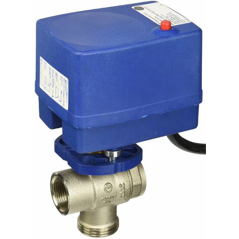 Mut 703001724 Valvola a Sfera Motorizzata, 3 Vie 24V AC in Passaggio Totale