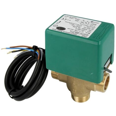 MUT Vanne de zone 3 voies solaire 1'' FM avec microrupteur auxiliaire