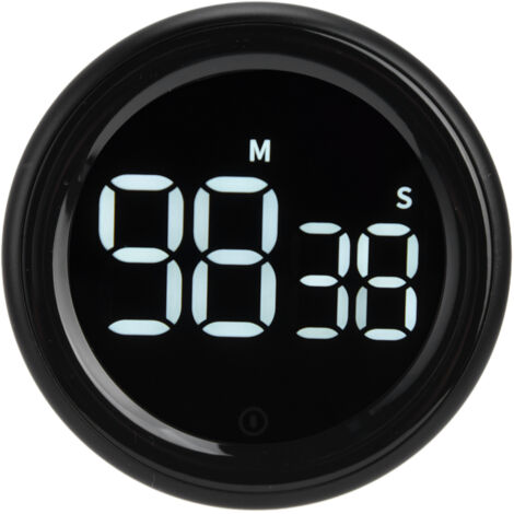 Mute Magnetic Digital Countdown Timer Reminder with LED Display 3 Level Alert for Home Kitchen Classroom