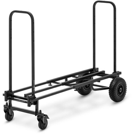 Mutli-Transportwagen Sackkarre Dolly Plattformwage klappbar ausziehbar 350 kg - Schwarz
