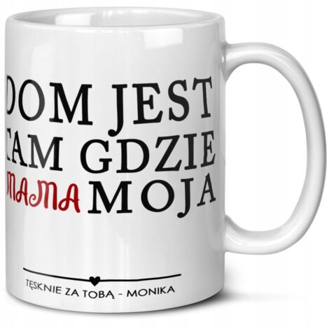 Muttertags- oder Geburtstagsgeschenk: Schöne Tasse mit Spruch und dem Namen des Kindes