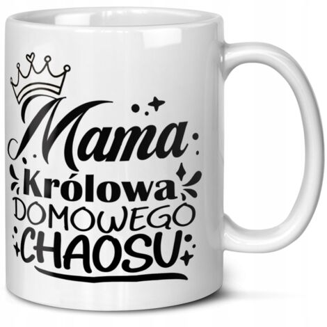 MUTTERTAGSGESCHENKIDEE: MAMA, DIE KÖNIGIN DES HAUSHALTSCHAOS – LUSTIGE TASSENIDEE
