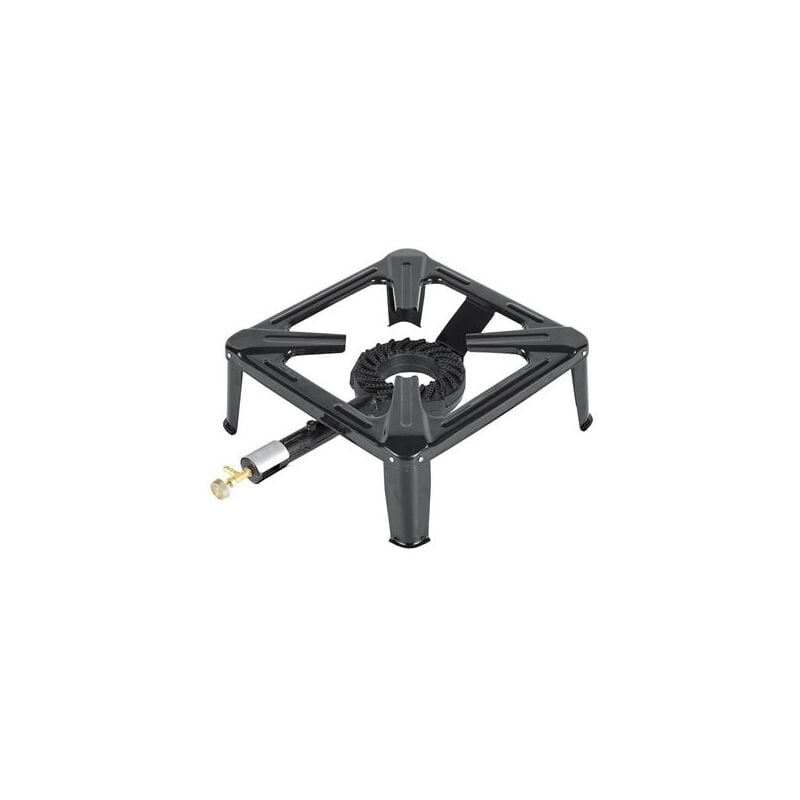 Gazinière 1 brûleur - brûleur en fonte - puissance 7kw - robinet de réglage du gaz - Muvip