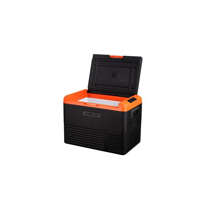 Muvip - glacière portable de compresseur 30l - protection de la batterie du véhicule - température -20º/+20º - connexion 12/24/220v - compresseur