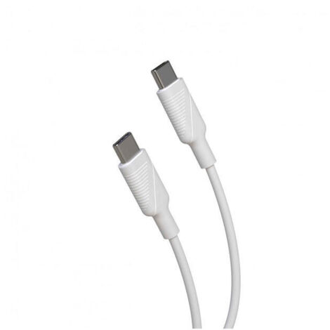 muvit for change cable Tipo C a Tipo C 3A 1.2m blanco