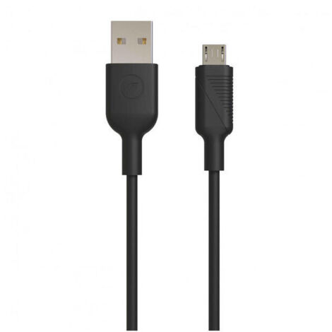 muvit for change cable USB a Micro USB 2,4A 1,2m negro