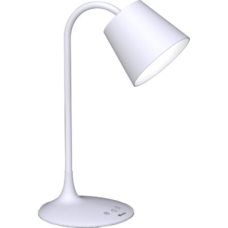 Muvit io lampada da tavolo wifi bianco