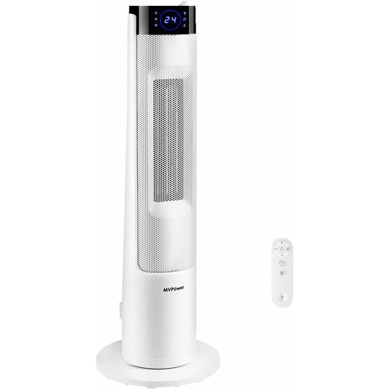 

Calefactor,Calefactor de Cerámica con Humidificador,Botones Táctiles,Mando a Distancia,3 Modos de Potencia,Oscilación 50°,Led,Temporizador