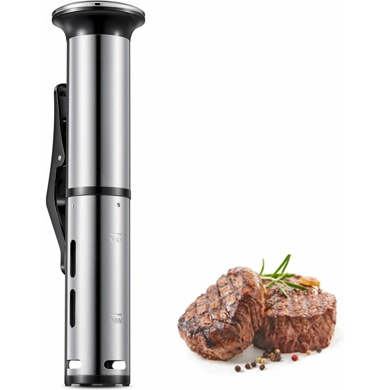 

Circulador de inmersión térmica con control preciso de temperatura y tiempo 1000W, IPX7 a prueba de agua, con pantalla digital LED, acero inoxidable