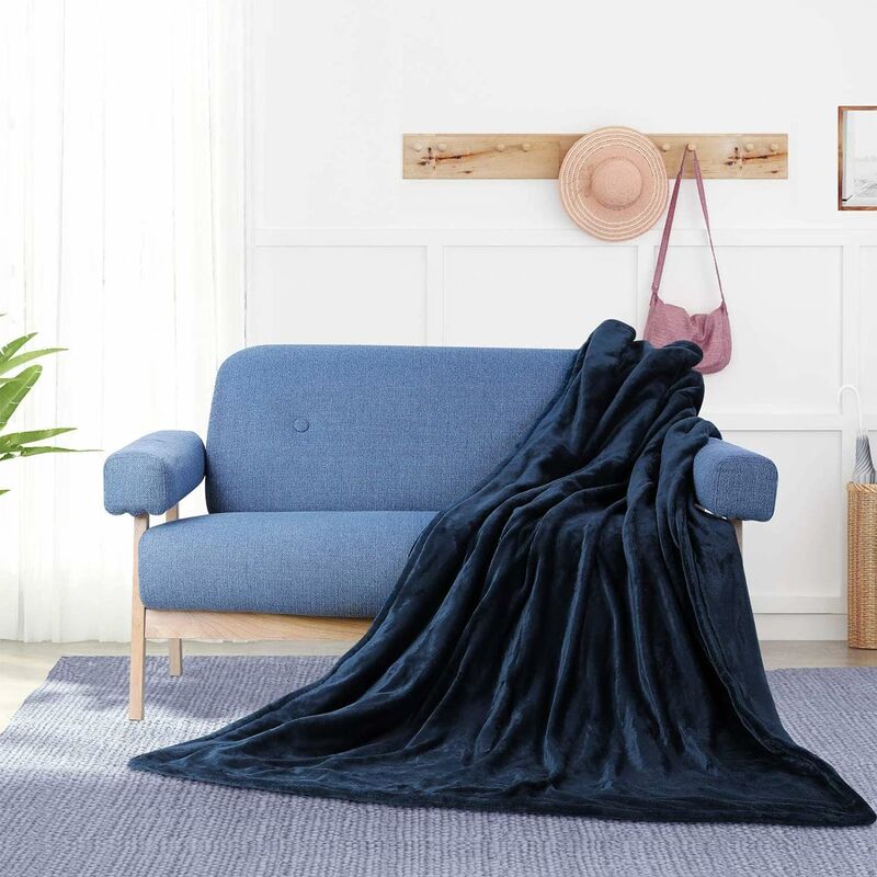 

Manta Eléctrica Franela 180x130cm, Manta Térmica Calefaccion Rápido, 6 Niveles de Potencia/Apagado Automático/Protección Contra