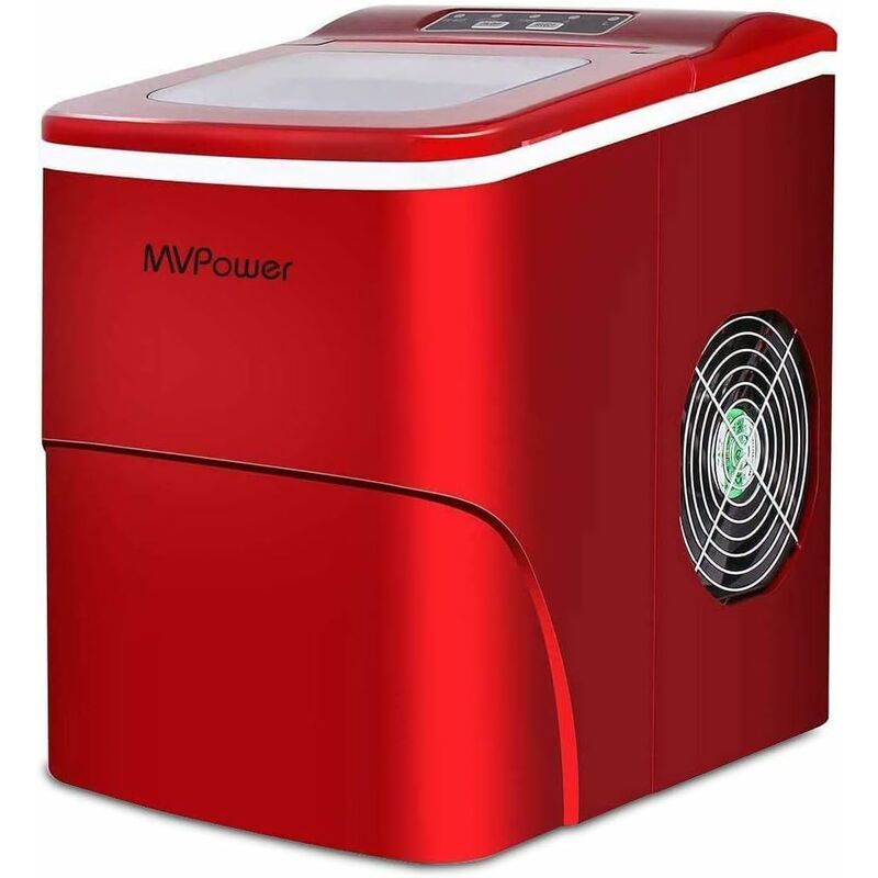 

Máquina para Hacer， Cubitos de Hielo 12 kg， Tiempo de producción 6-8 Minutos， 2 tamaños de Cubitos de Hielo， 80-125 W， depósito de Agua de 2 L，Enlace